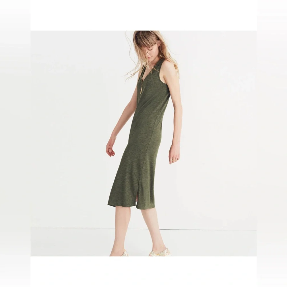 Madewell V-Neck Jersey Tank Dress